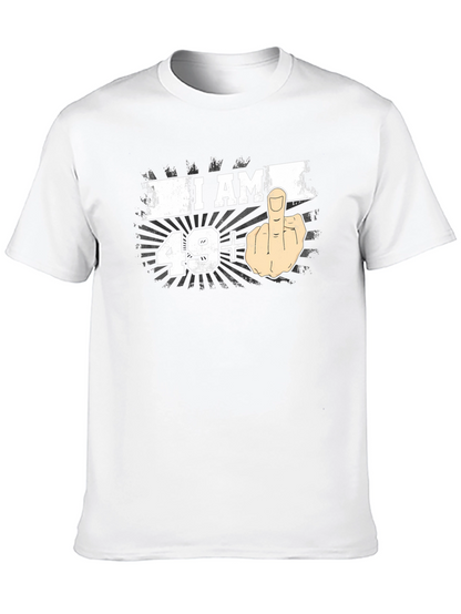 I AM 49+ Middle Finger T-Shirt