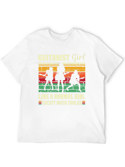 Guitarist Girl Tee: Rock & Roll Cool