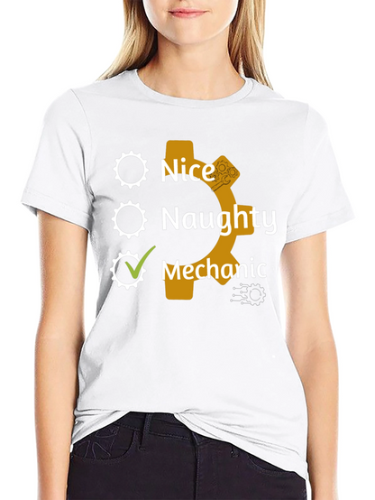 Nice Naughty Mechanic Graphic Tee
