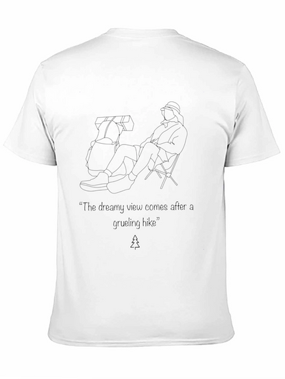 Dreamy View Hiking T-Shirt - Black