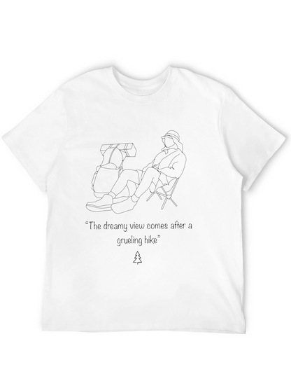 Dreamy View Hiking T-Shirt - Black
