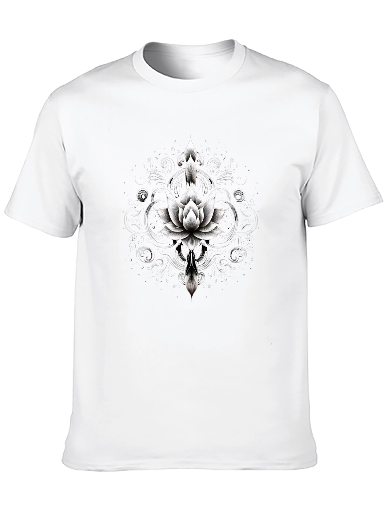 Black Lotus Graphic Tee - Modern Streetwear