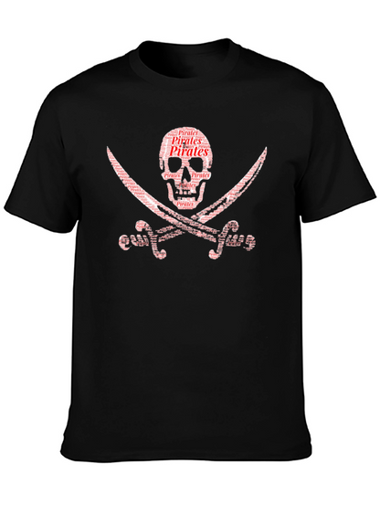 Pirate Skull & Swords Graphic T-Shirt