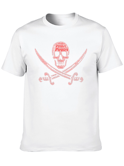 Pirate Skull & Swords Graphic T-Shirt