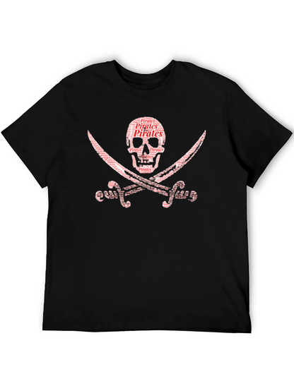 Pirate Skull & Swords Graphic T-Shirt