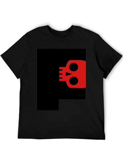 Skull Graphic Black T-Shirt - Modern Casual Style