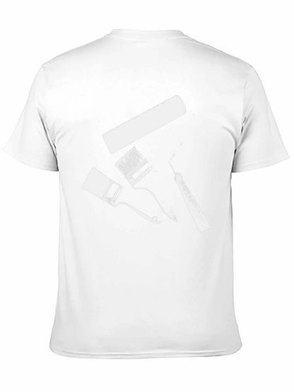 Paint Brush T-Shirt - Artistic Design Black
