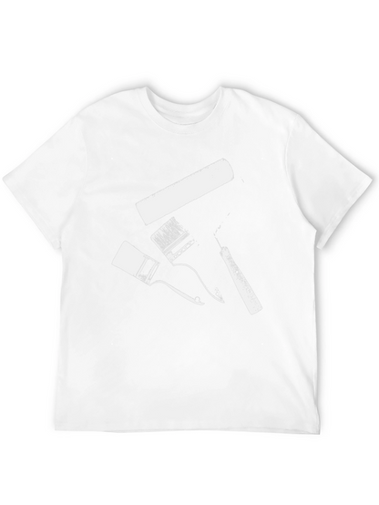 Paint Brush T-Shirt - Artistic Design Black
