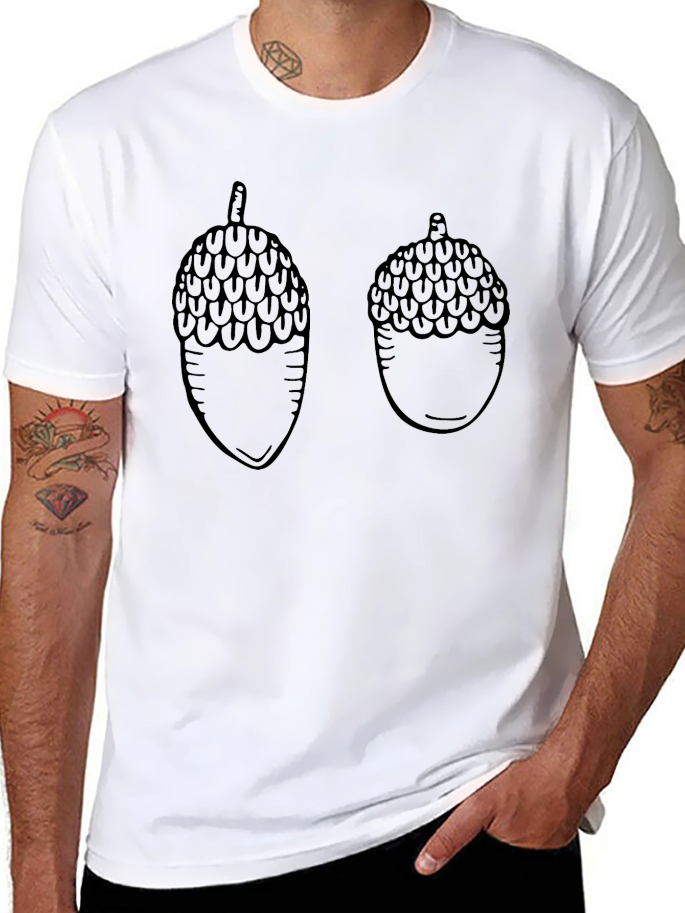 Acorn Graphic Print T-Shirt