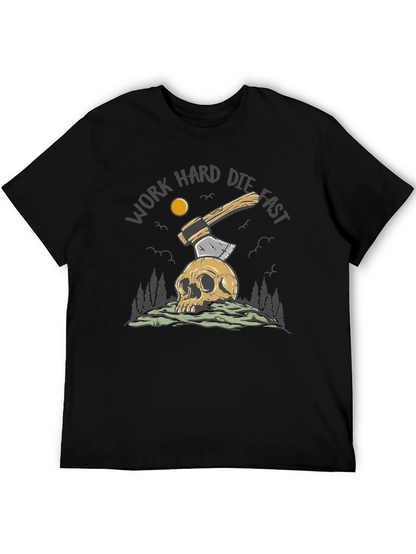 Work Hard Die Fast Graphic Tee