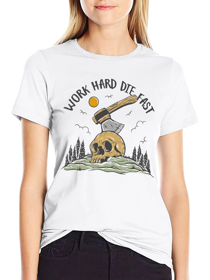 Work Hard Die Fast Graphic Tee