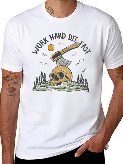 Work Hard Die Fast Graphic Tee