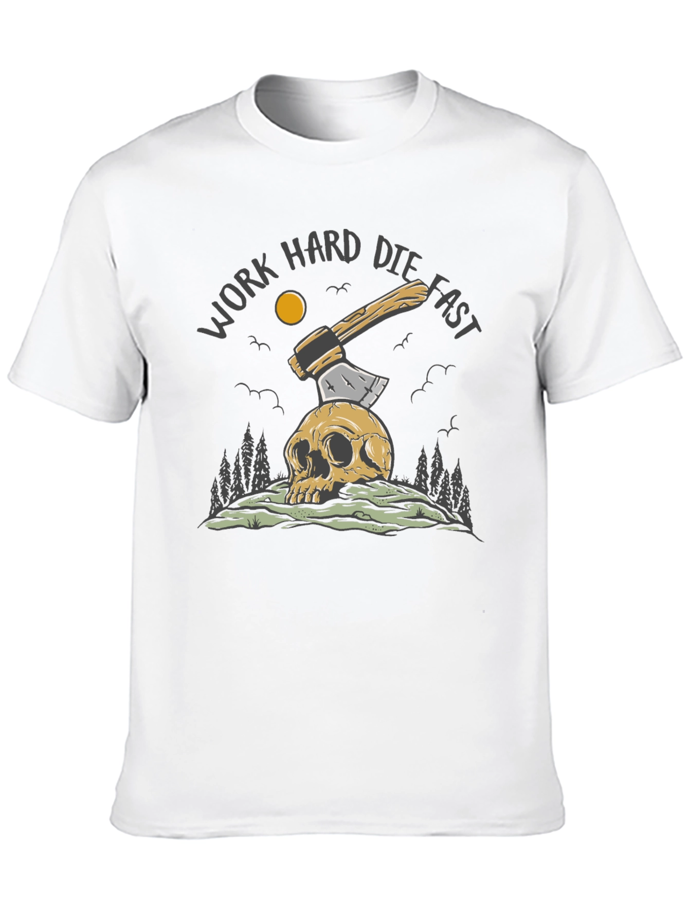 Work Hard Die Fast Graphic Tee