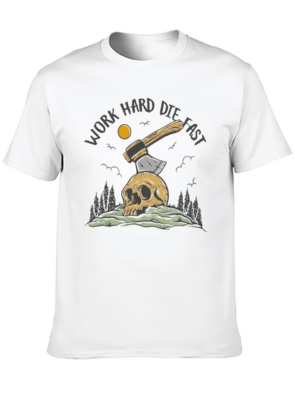 Work Hard Die Fast Graphic Tee