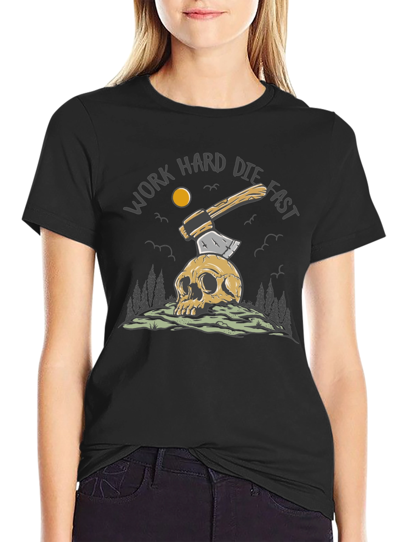 Work Hard Die Fast Graphic Tee