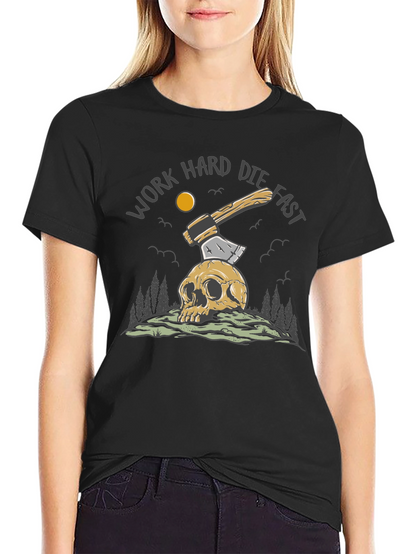 Work Hard Die Fast Graphic Tee