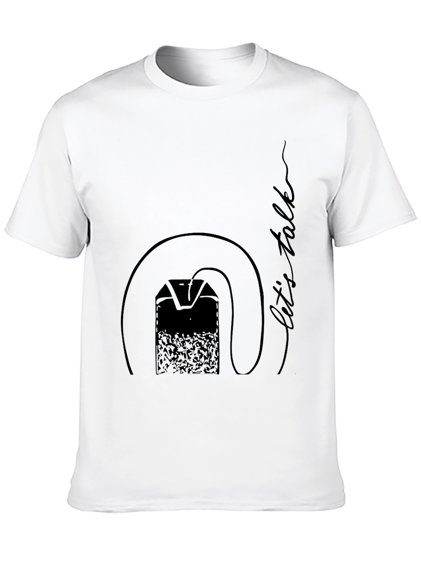 Lets Talk Tee - Tea Bag Design