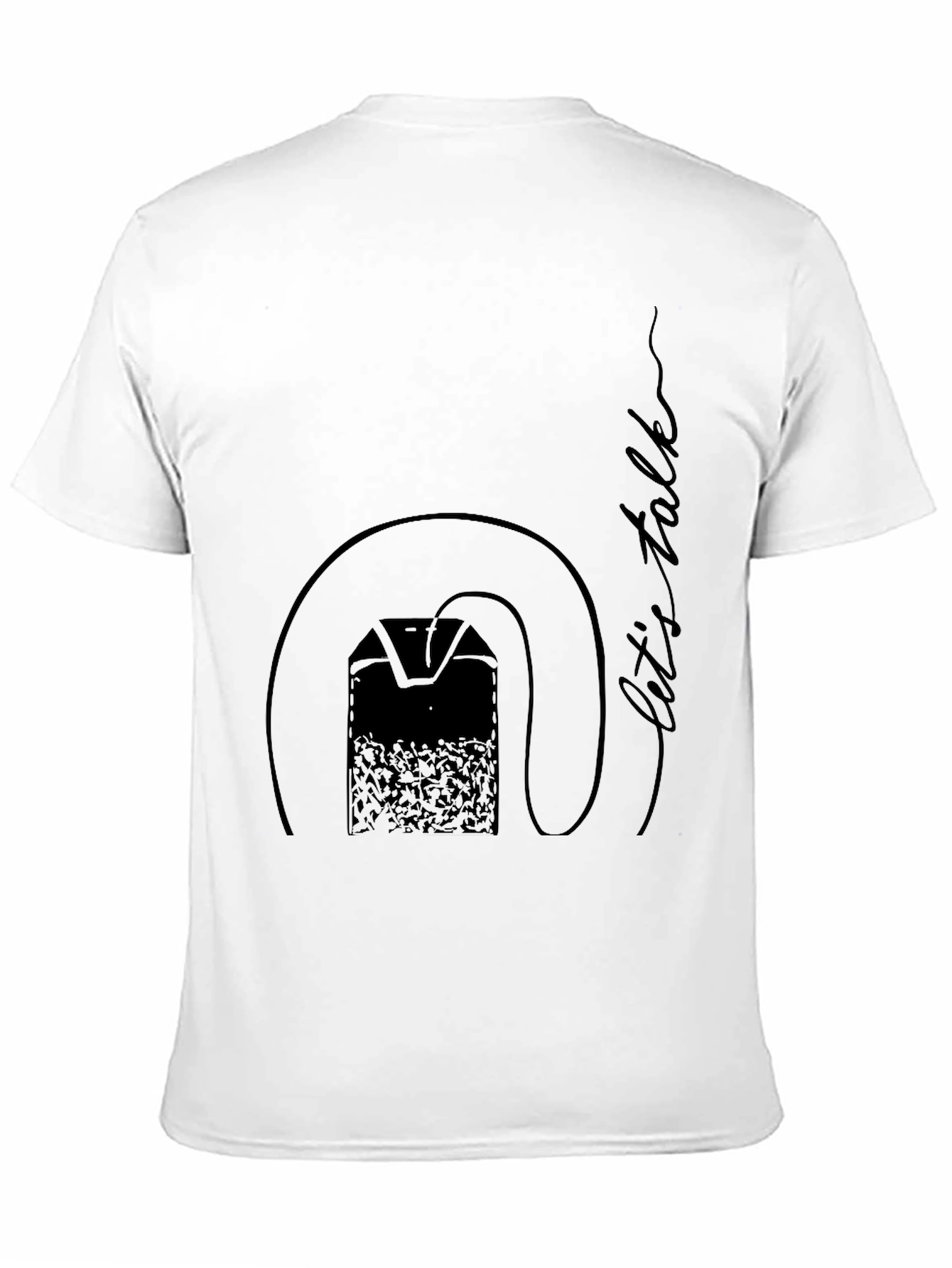 Lets Talk Tee - Tea Bag Design