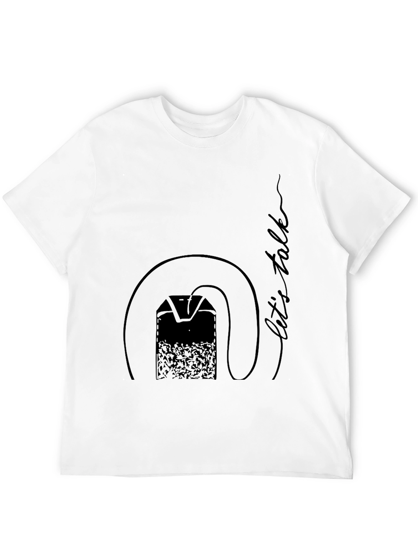 Lets Talk Tee - Tea Bag Design