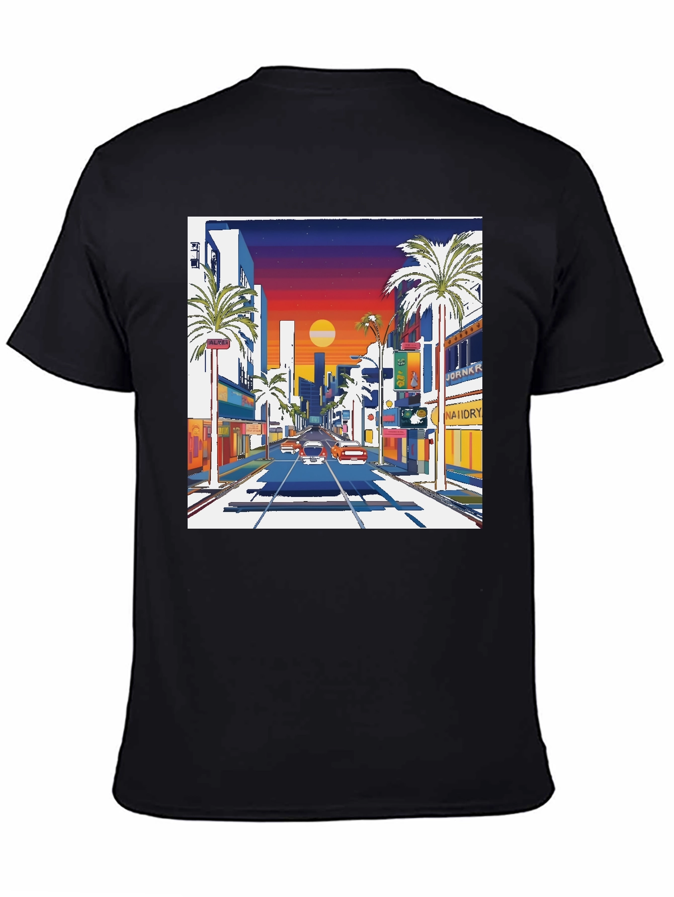 Retro Sunset Drive T-Shirt