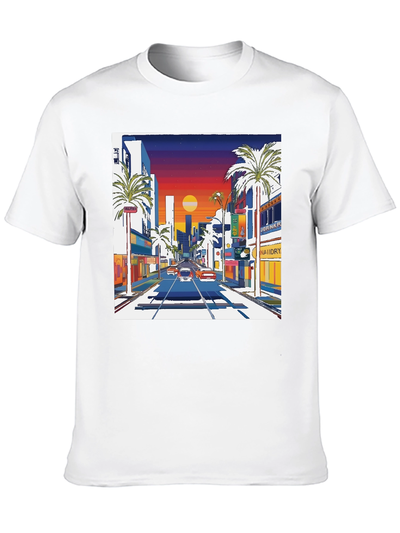 Retro Sunset Drive T-Shirt