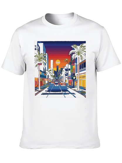 Retro Sunset Drive T-Shirt