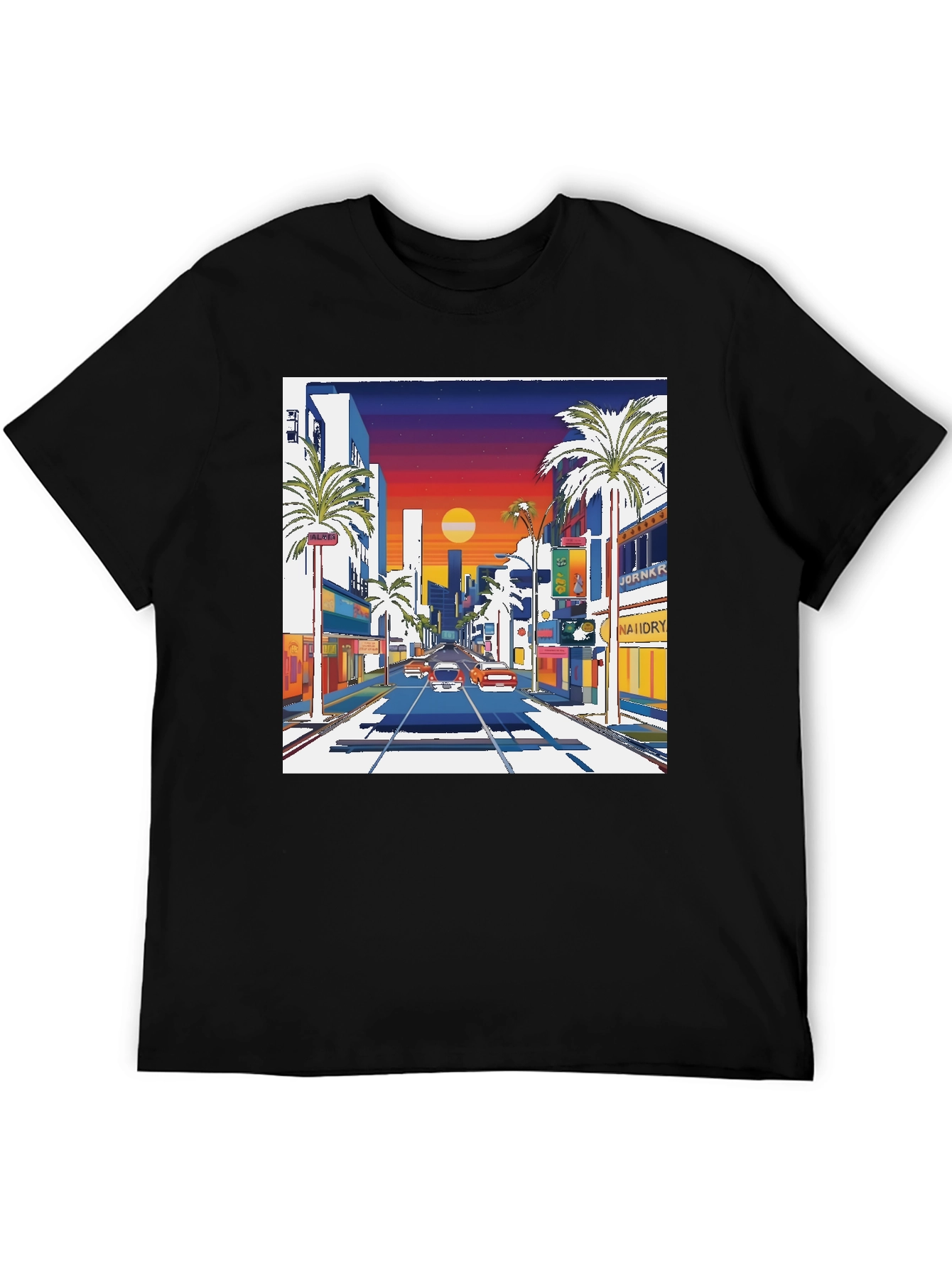 Retro Sunset Drive T-Shirt
