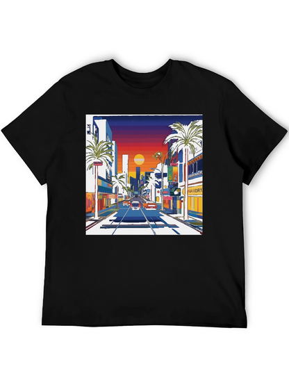 Retro Sunset Drive T-Shirt