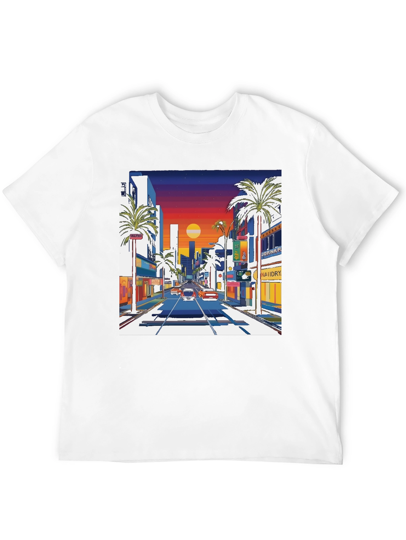 Retro Sunset Drive T-Shirt