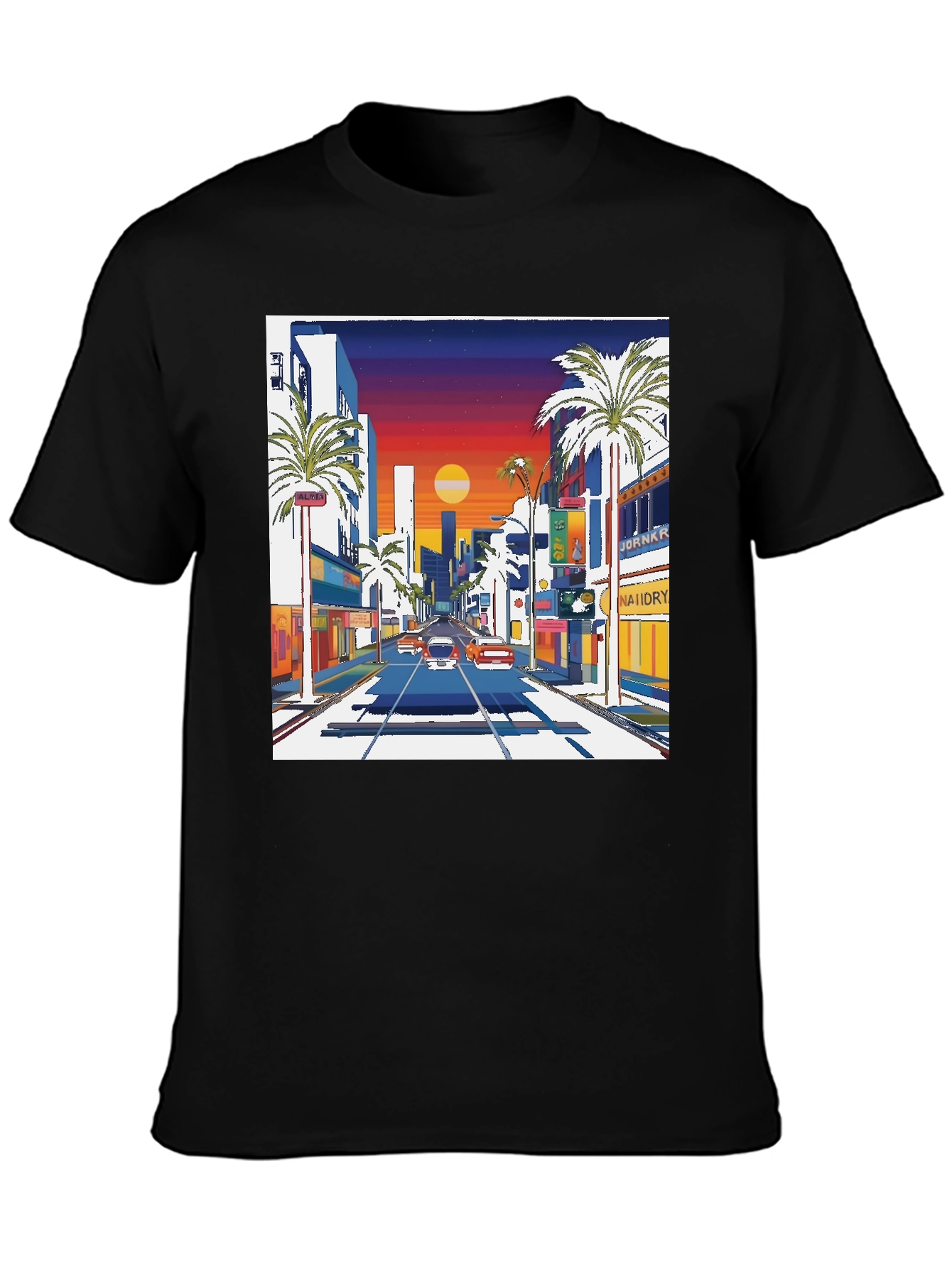 Retro Sunset Drive T-Shirt