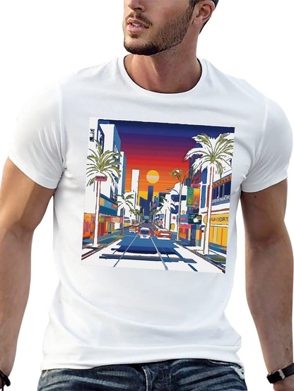 Retro Sunset Drive T-Shirt