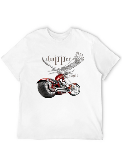 Chopper Eagle Graphic Black T-Shirt