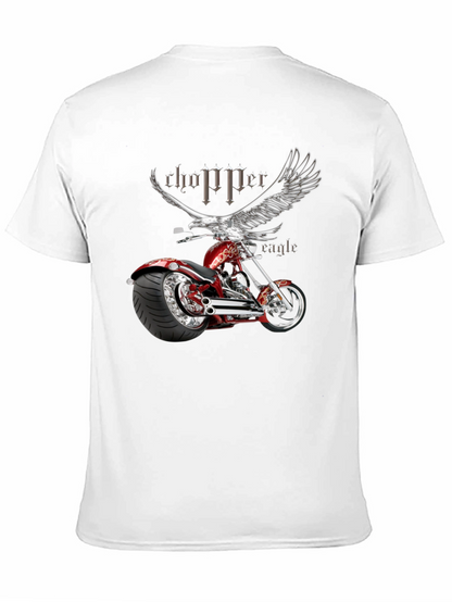 Chopper Eagle Graphic Black T-Shirt