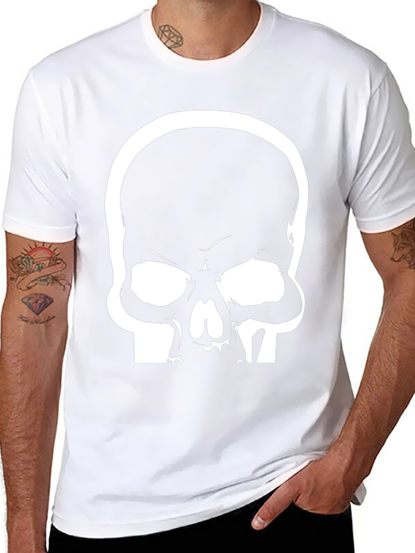 Skull Graphic Black T-Shirt