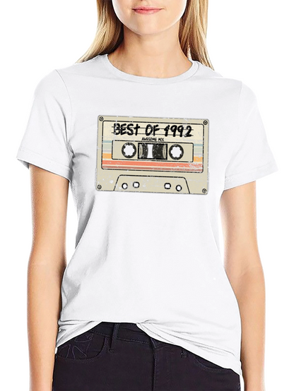 Best of 1992 Awesome Mix Tape Cassette T-Shirt