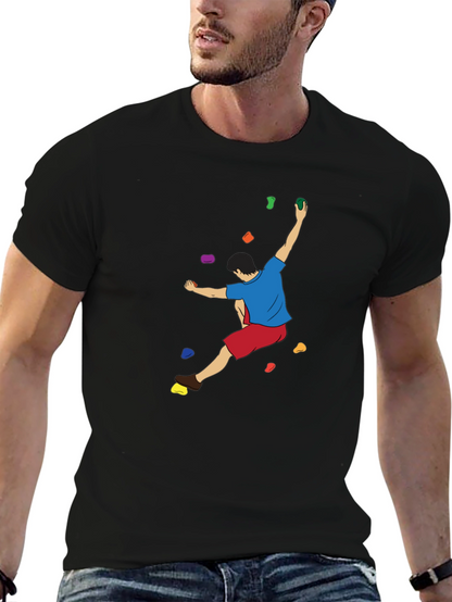 Climbing Graphic T-Shirt - Black