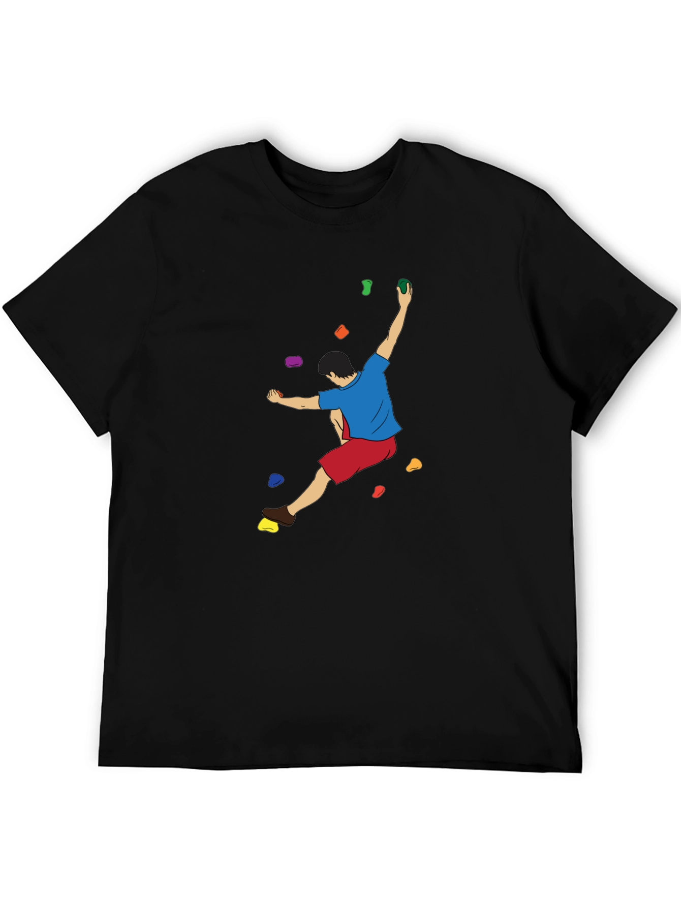 Climbing Graphic T-Shirt - Black