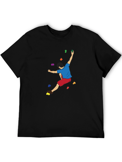 Climbing Graphic T-Shirt - Black