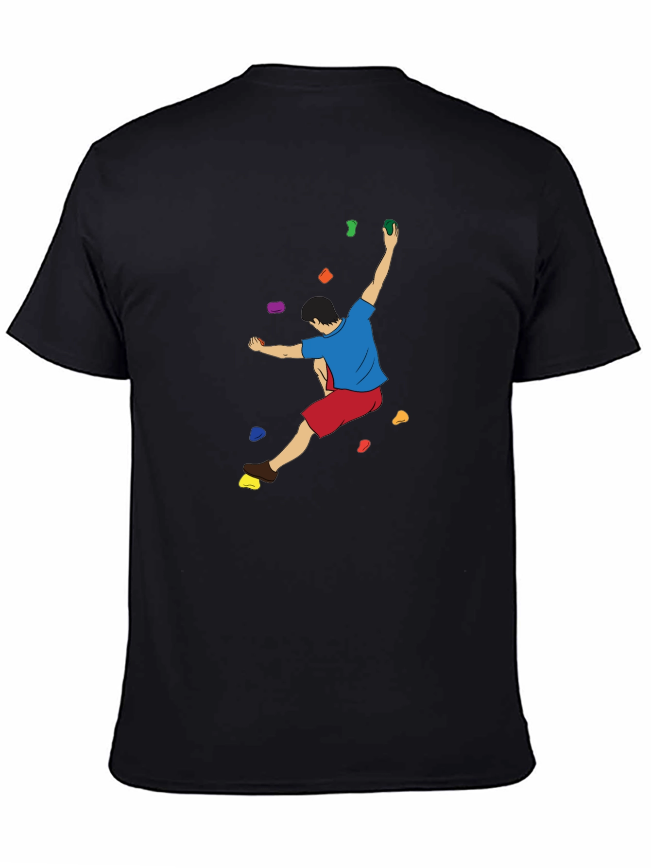 Climbing Graphic T-Shirt - Black