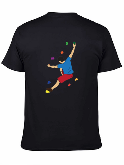 Climbing Graphic T-Shirt - Black