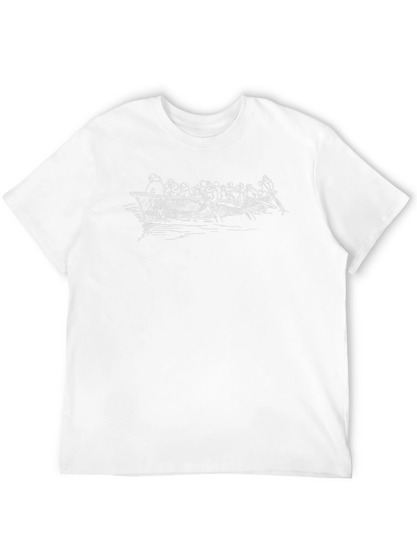 Rowboat Crew Graphic Tee - Black Cotton T-Shirt
