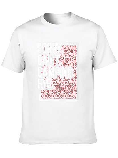 Camping Graphic Tee - Sorry Cant. Bye.