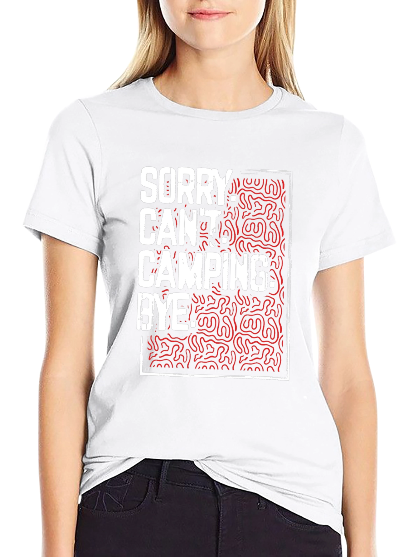 Camping Graphic Tee - Sorry Cant. Bye.