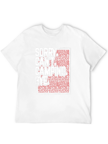 Camping Graphic Tee - Sorry Cant. Bye.