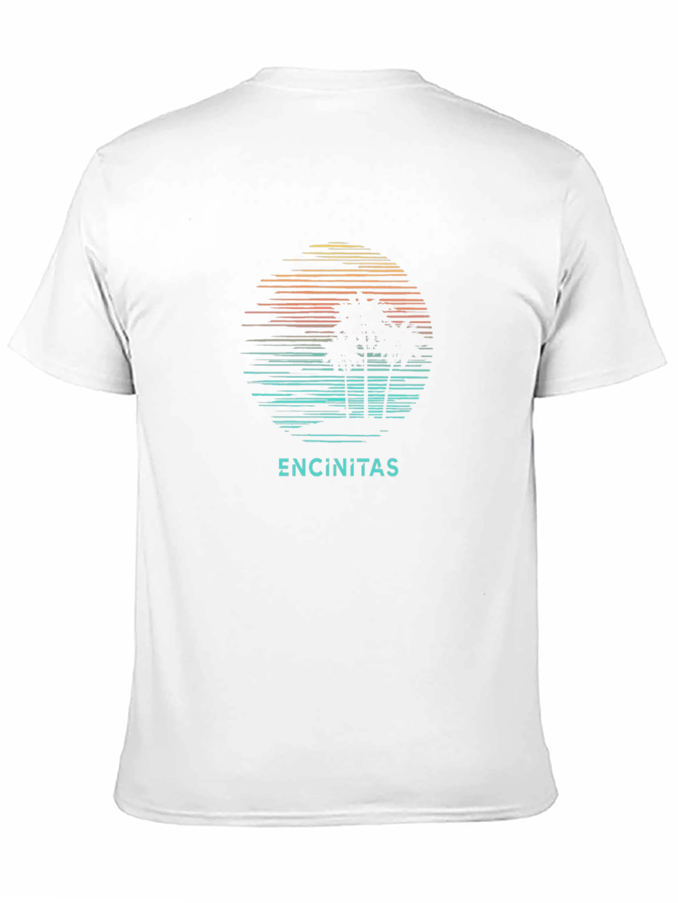 Encinitas Palm Sunset Graphic Tee - Black