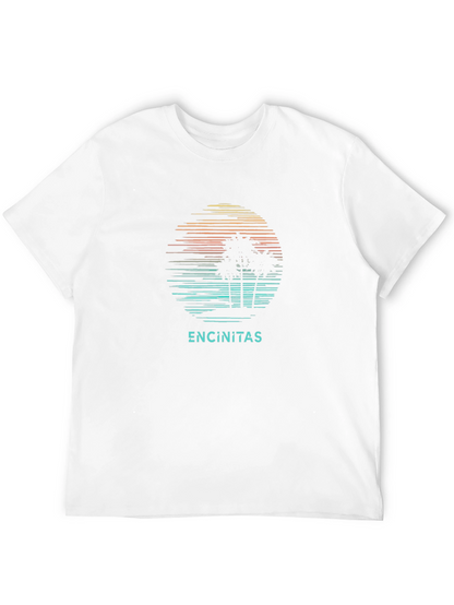 Encinitas Palm Sunset Graphic Tee - Black