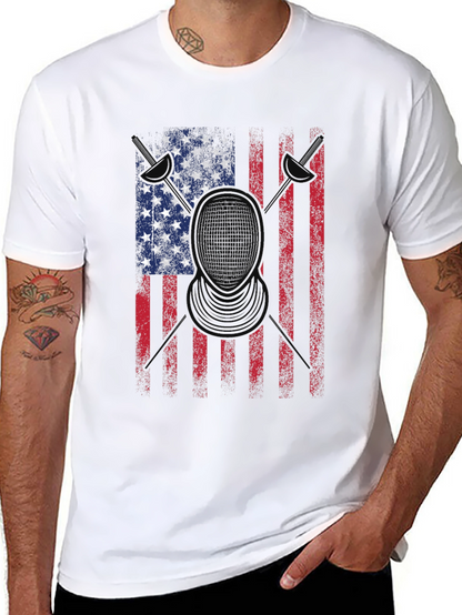 American Flag Drummer T-Shirt