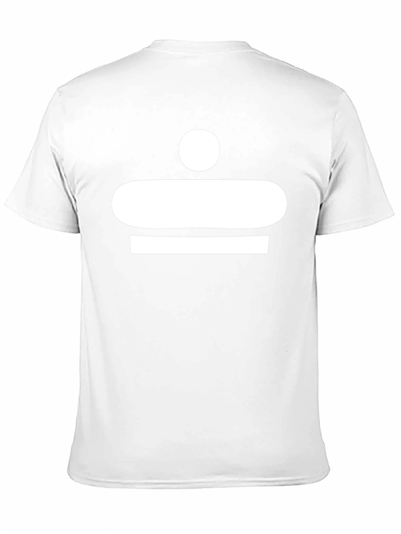 Abstract White Graphic Print Black T-Shirt