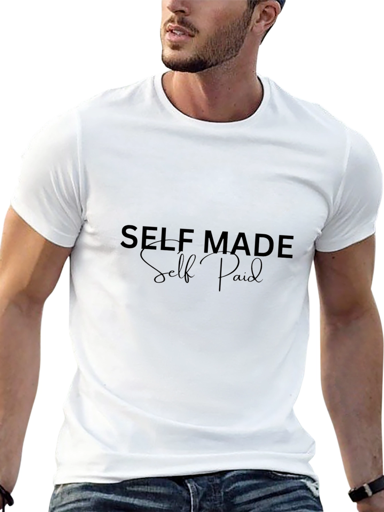 Self Made Paid Black Tee