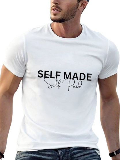 Self Made Paid Black Tee